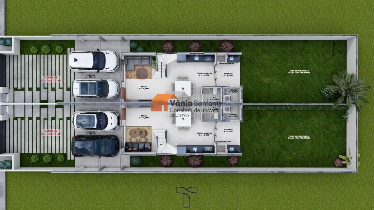 Casa, 3 quartos - Foto 32