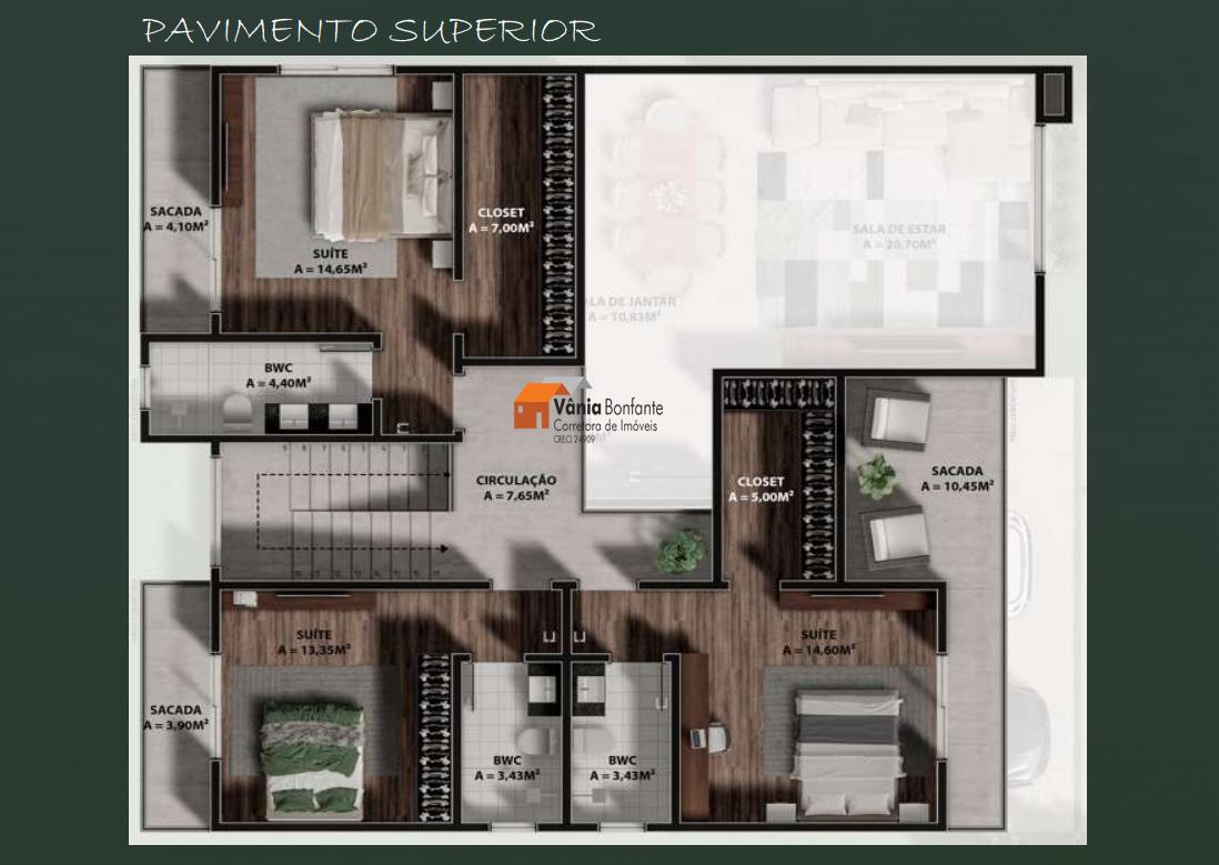 Casa à venda com 4 quartos, 292m² - Foto 10