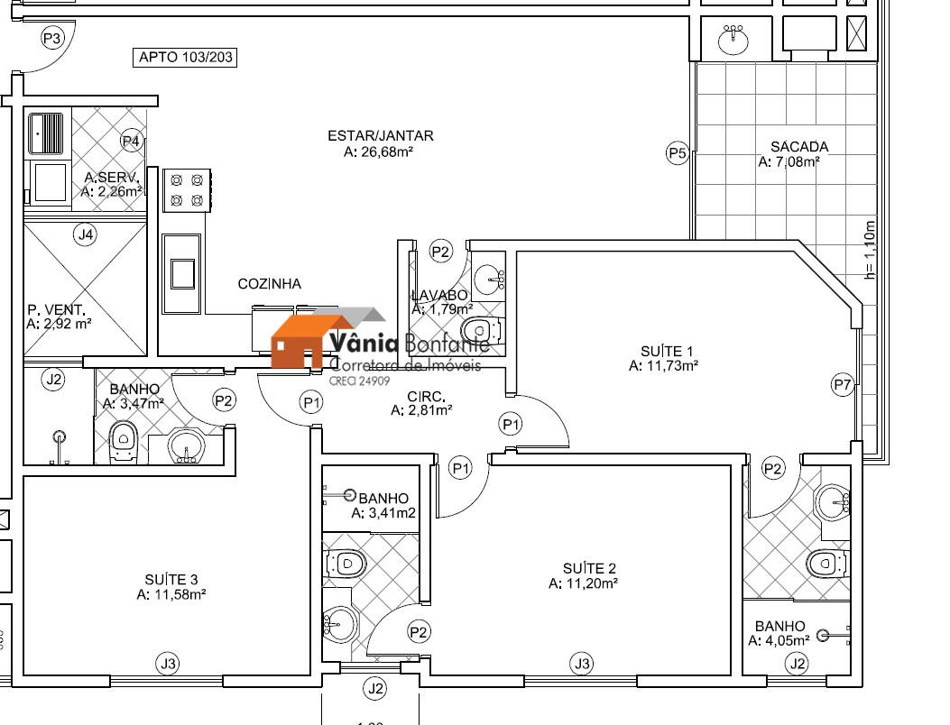 Apartamento, 3 quartos, 101 m² - Foto 30